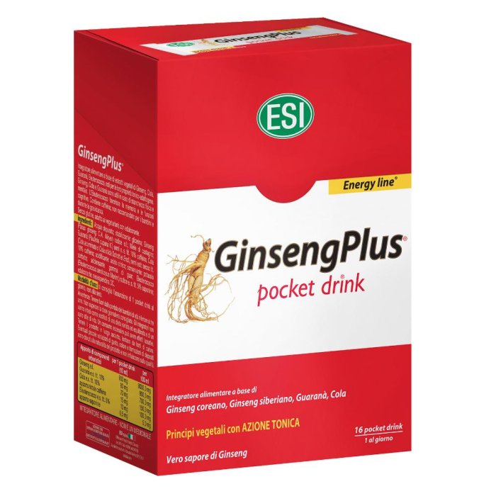 Esi Ginsengplus 16 Pocket Drink