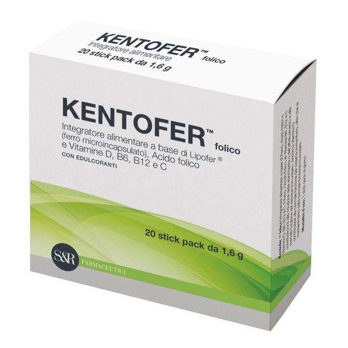 S&r Farmaceutici Kentofer Folico 20 Bustine 1,6 G