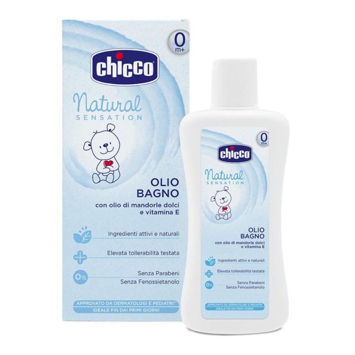 Chicco Olio Bagno Natural Sensation 200 Ml
