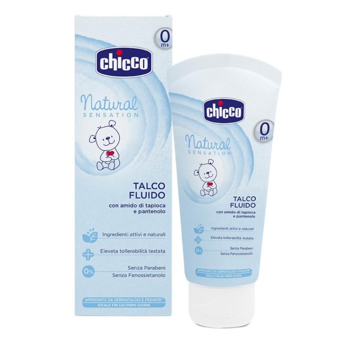 Chicco Natural Sensation Talco Fluido 100ml