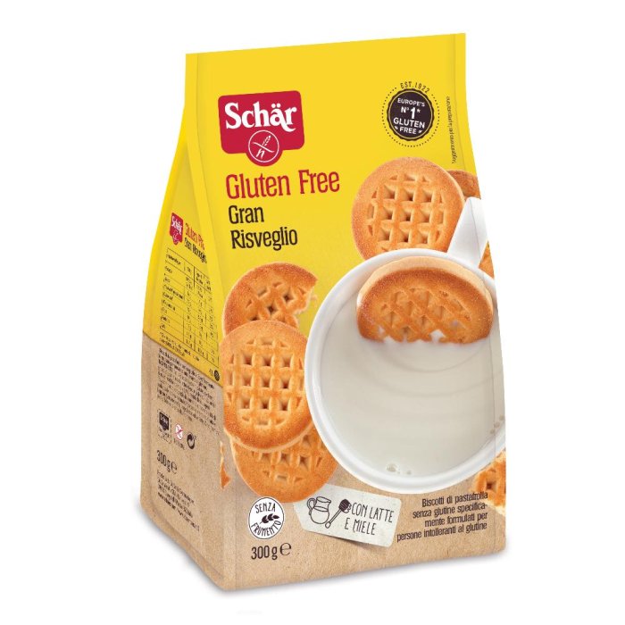 Schar Gran Risveglio Biscotti Senza Gluitne 300 Grammi