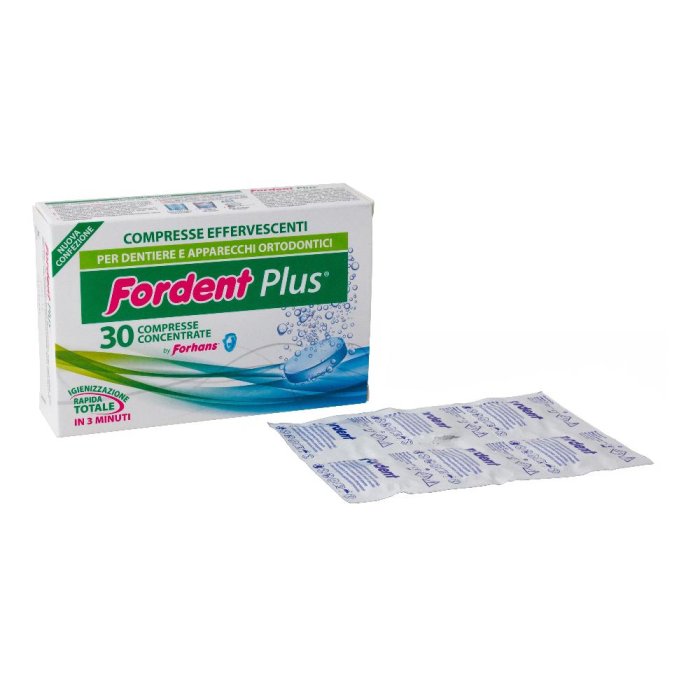 Fordent Plus compresse igienizzanti per dentiere e apparecchi 30 compresse