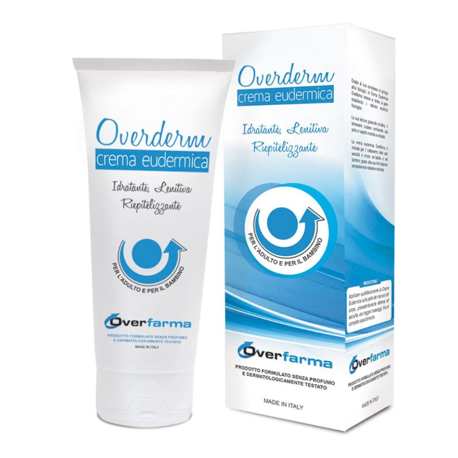 Overderm Crema Eudermica Idratante Lenitiva Per Adulti E Bambini 75 Ml Overderm Crema Eudermica Idratante Lenitiva Per Adulti E Bambini 75 Ml