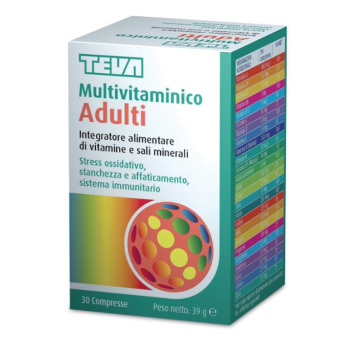 Teva Multivitaminico Adulti 30 Compresse