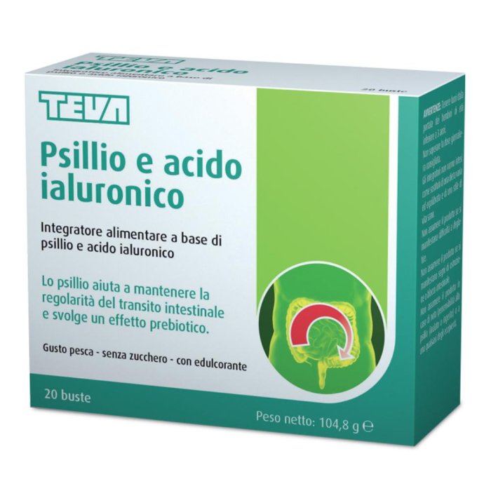 Teva Psillio Acido Ialuronico Integratore Alimentare 20 Buste