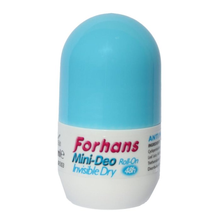 Forhans Mini Deodorante Invisible Dry Roll On 48h 20 ml
