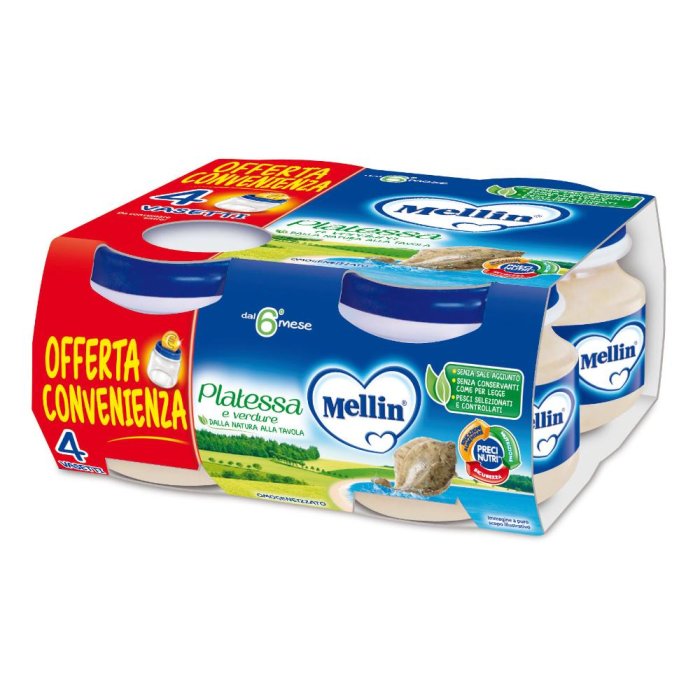 OMO MELLIN Platessa 4x80g