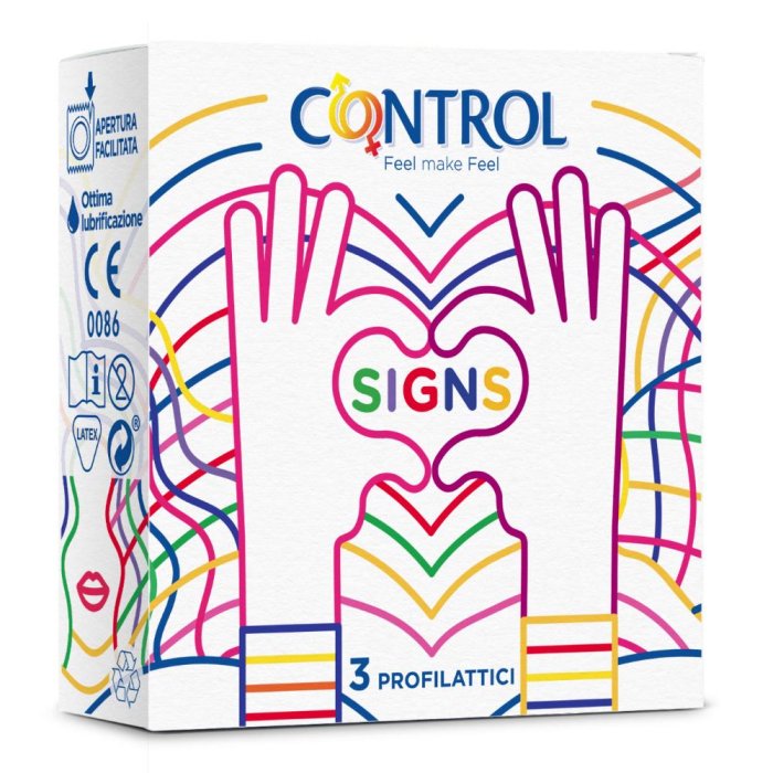 Artsana Profilattico Control Signs 3 Uds