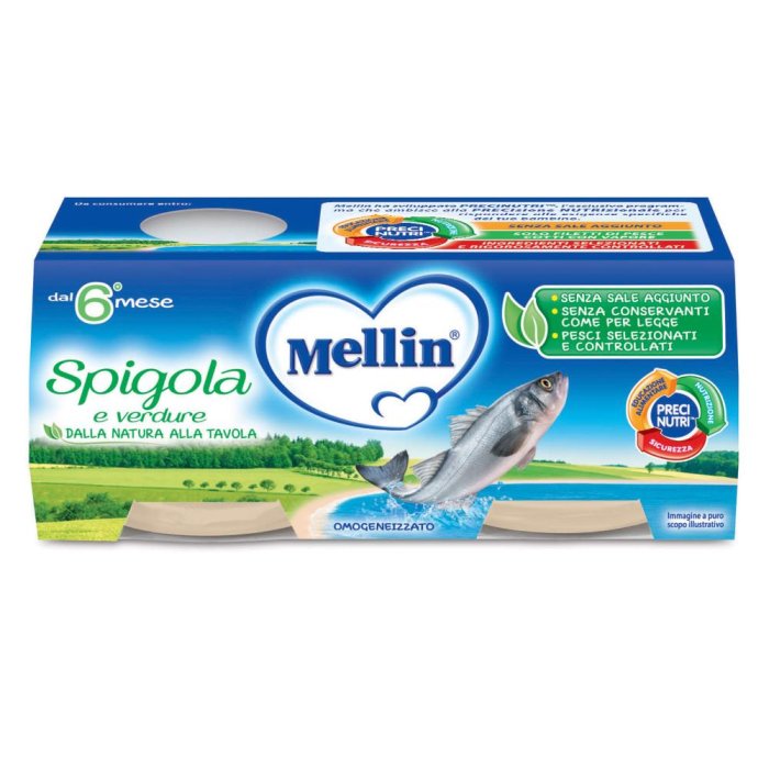 Mellin Omog Spigola 2 X 80 G