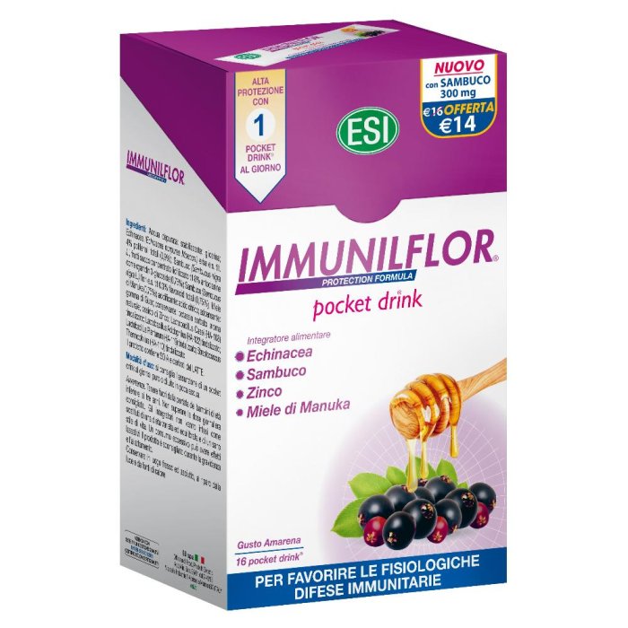 IMMUNILFLOR 16POCKET DRINK OFF