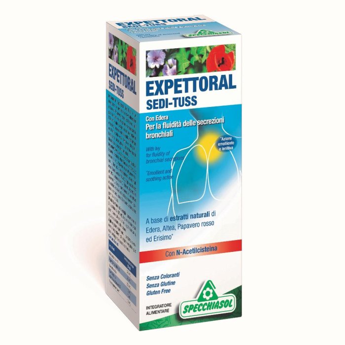 Specchiasol Expettoral Sedi Tuss Sciroppo Tosse Secca 170 ml