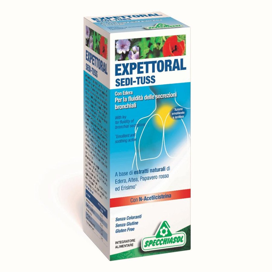 Specchiasol Expettoral Sedi Tuss Sciroppo Tosse Secca 170 ml