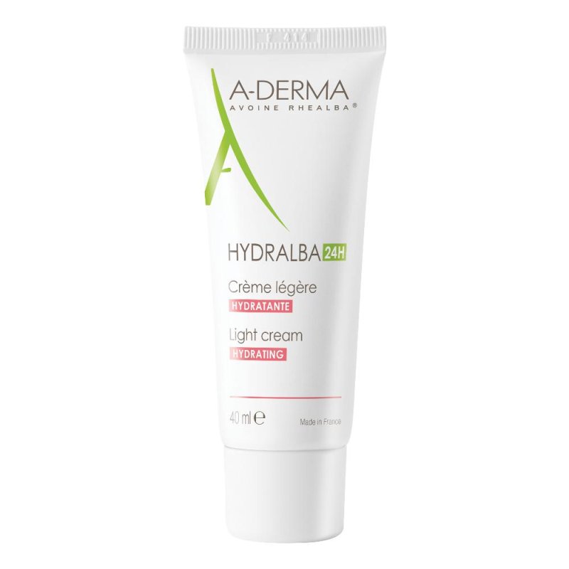 A-Derma  Hydralba Idratante Viso Crema Leggera Pelle Normale e Mista 40 ml