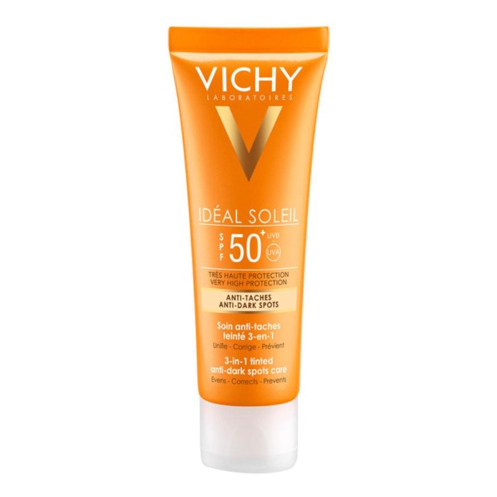 Vichy Capital Soleil Anti-Macchie Viso 3 in 1 Protezione Molto Alta SPF50+ 50 ml