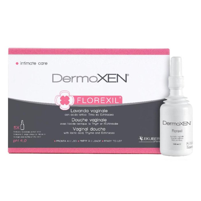 Ekuberg Pharma S.u.r.l. Dermoxen Florexil Lavanda Vaginale 5 Flaconi 140 Ml