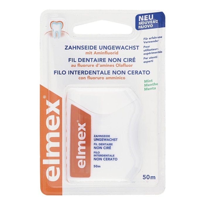 elmex  Igiene Dentale Quotidiana Protezione Filo Interdentale non Cerato