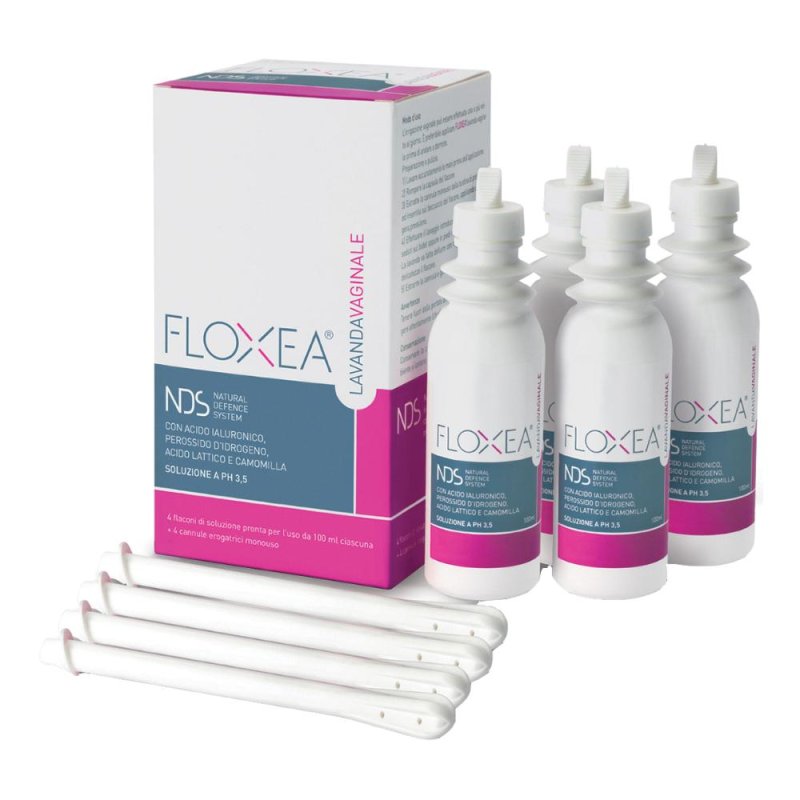 Mdf Italia Floxea Lavanda Vaginale 4 Flaconi Da 100 Ml