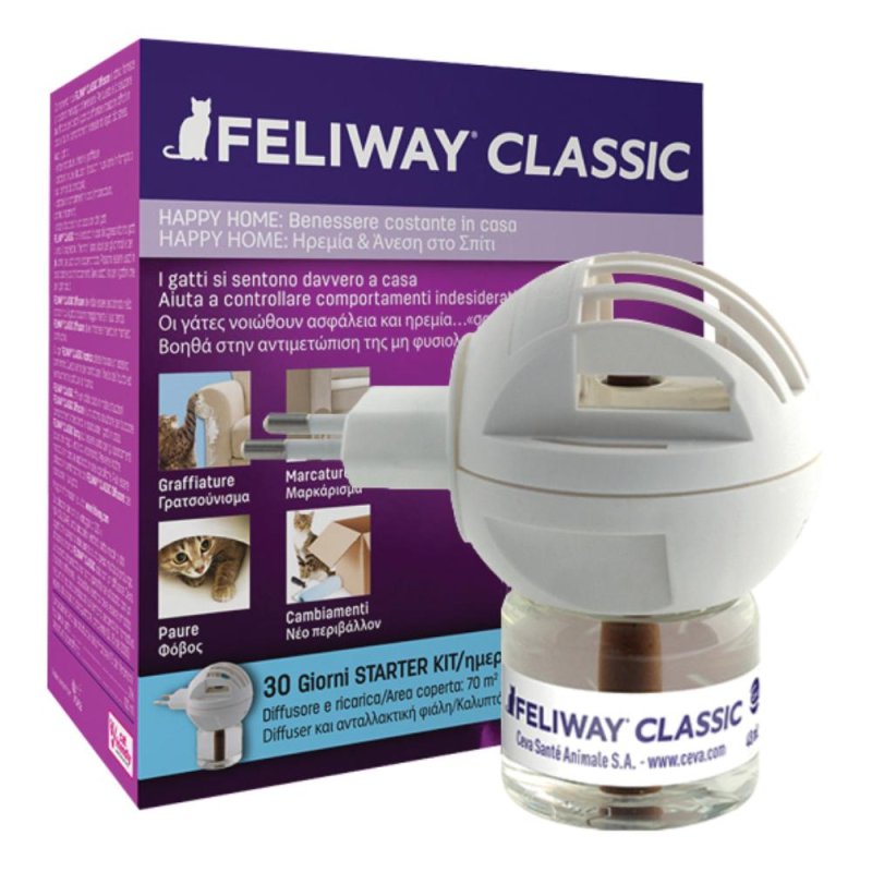 Ceva Salute Animale Feliway Classic Diffusore + Ricarica 48 Ml