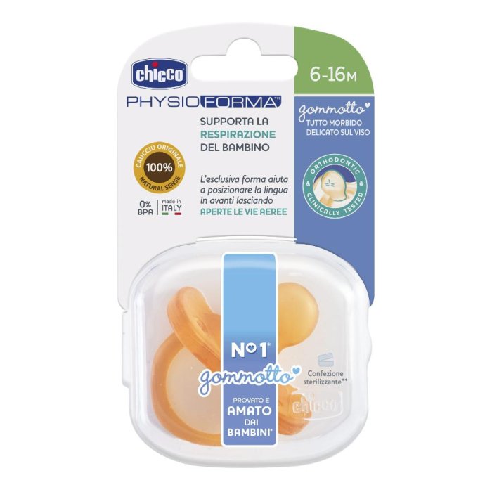 Chicco Gommotto Physio Soft Ltx 6-12 Mesi 1 Pezzo