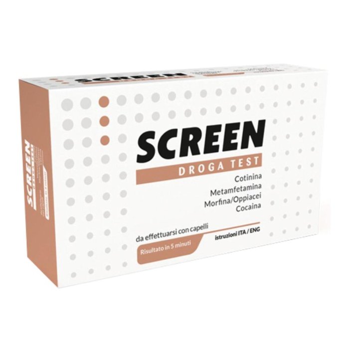 Screen Pharma Droga Test Capello rileva 4 sostanze 1 test