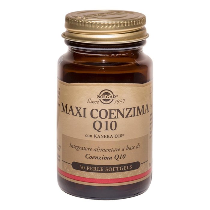 Solgar  Benessere Energia Maxi Coenzima Q10 Integratore Alimentare 30 Perle