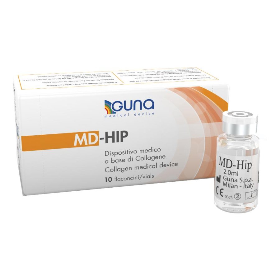 Guna MD Hip dispositivo medico per articolazione dell’anca, 10 flaconcini da 2 ml