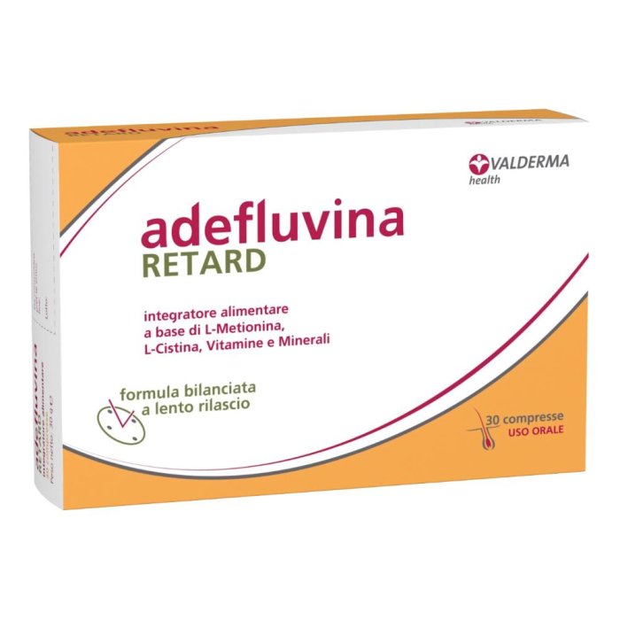 Valderma  Capelli Sani Adefluvina Retard Integratore Alimentare 30 Compress