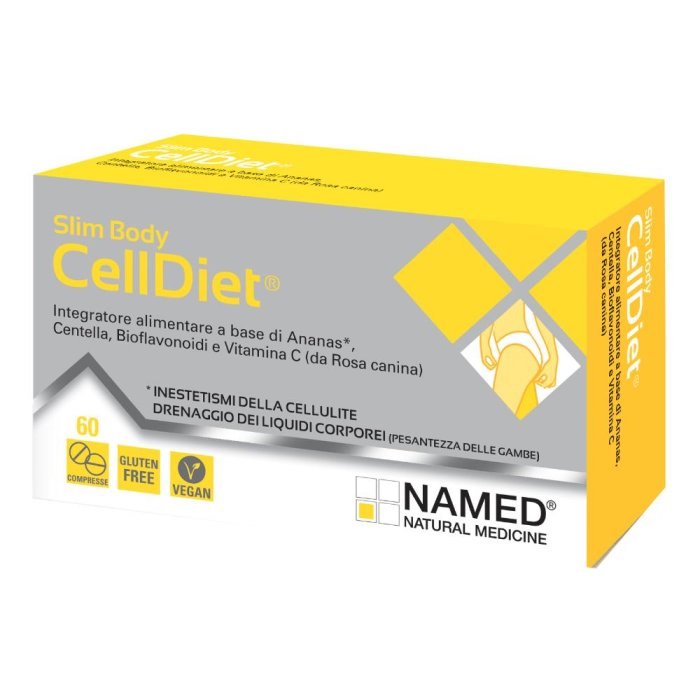 Named  Equilibrio Idrico Cellulite Cell-Diet Integratore 60 Compresse