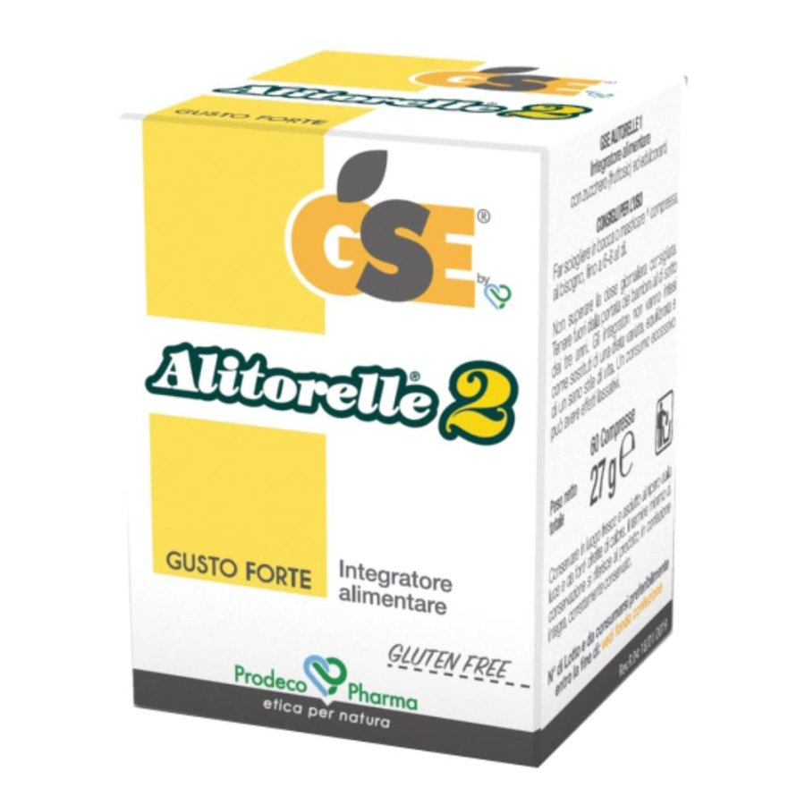 Gse Alitorelle - 2 Integratore Alimentare Gusto Forte 60 Compresse