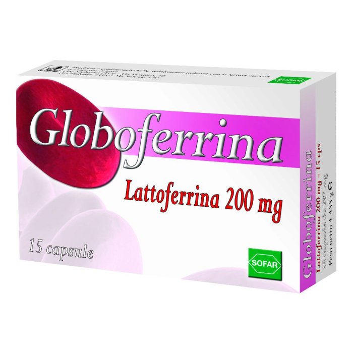 Sofar Globoferrina Integratore Alimentare di lattoferrina 15 Capsule