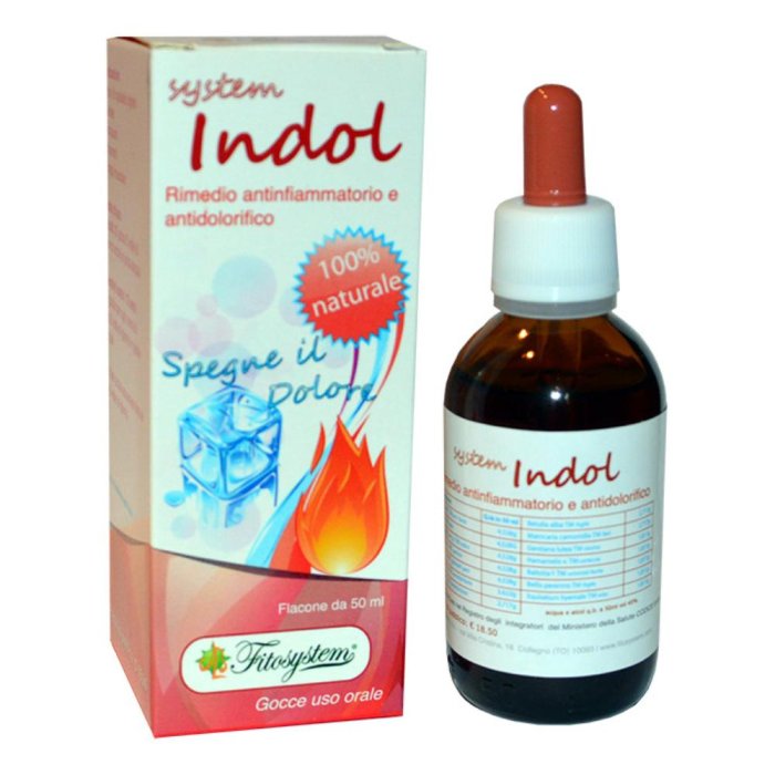 System Indol Gocce 50 ml Integratore Alimentare in Gocce per il Benessere Generale dell’Organismo