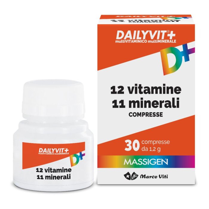 Dailyvit+ Integratore 12 Vitamine 11 Minerali 30 Compresse