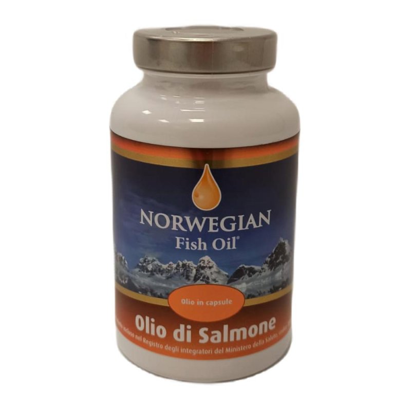 Norwegian Fish Oil As Omega 3 Olio Di Salmone 180 Capsule