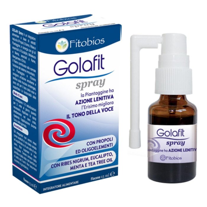 FitoBios Golafit Spray Balsamico Emolliente Lenitivo 15 ml