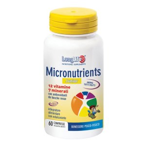 LongLife Micronutrients J 60 tavolette integratore di oligoelementi e vitamine