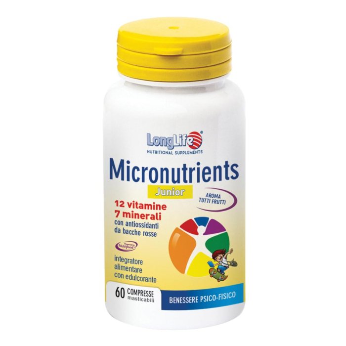 LongLife Micronutrients J 60 tavolette integratore di oligoelementi e vitamine