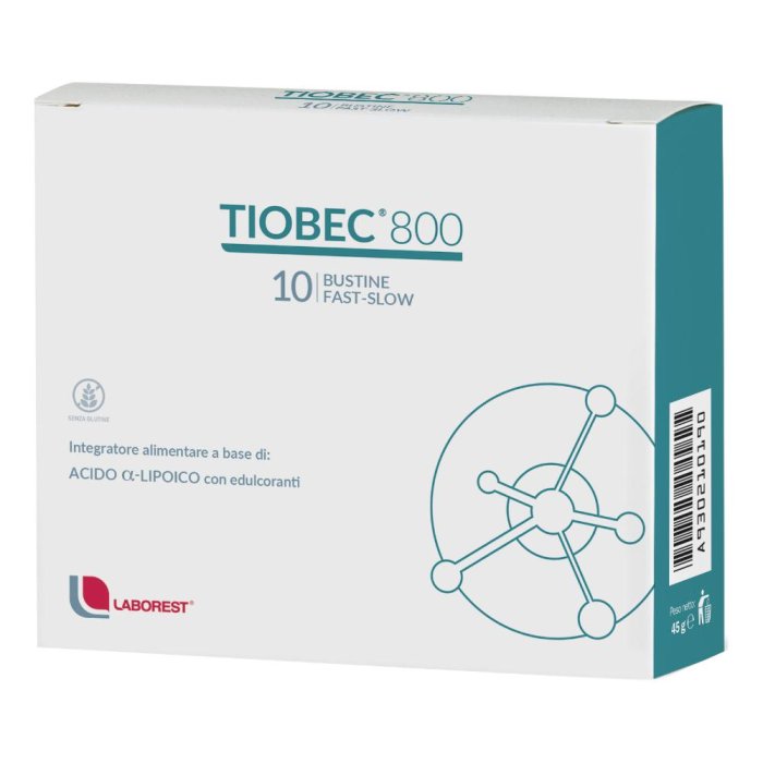Tiobec 800 Integratore Alimentare 10 Bustine Fast-Slow