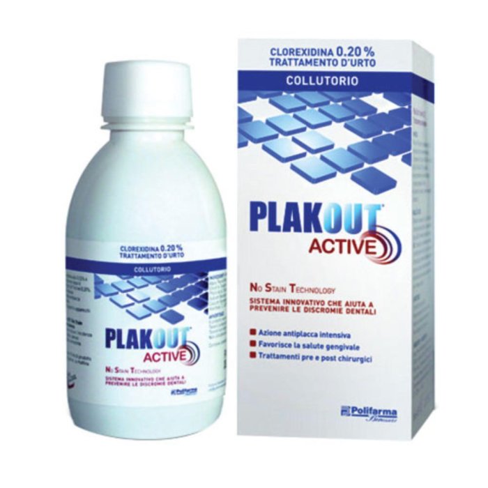 Polifarma Plakout Active 0,20 Colluttorio 200 ml