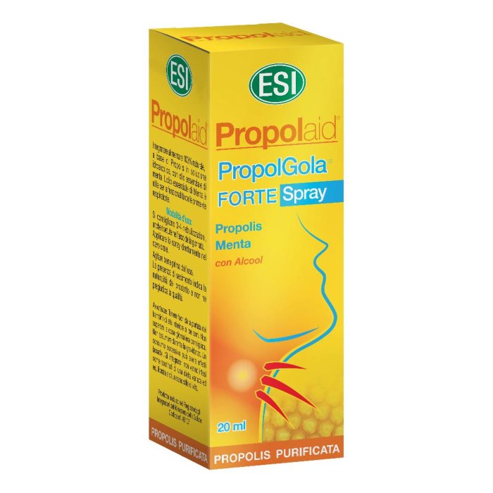 ESI Propolaid - PropolGola Forte Spray Naturale Gola alla Propoli e Menta 20 ml