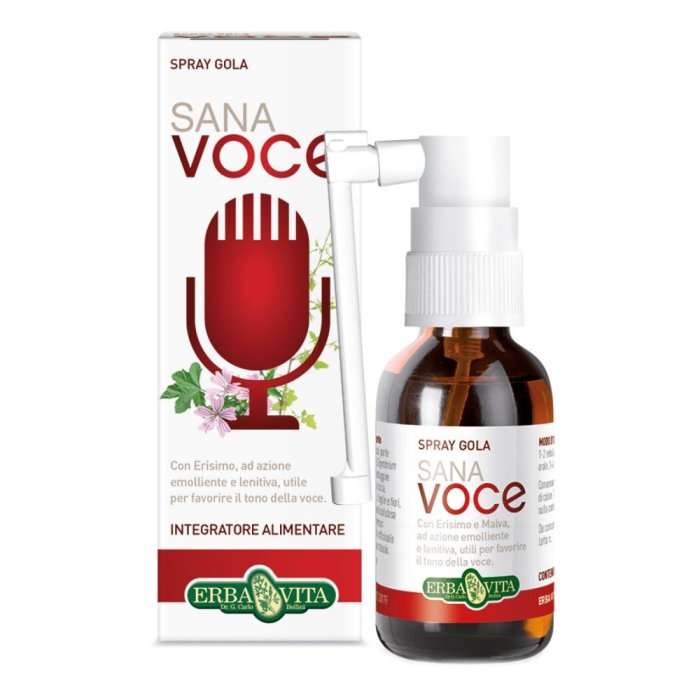 Erba Vita Voce Sana Spray Gola Integratore Alimentare 30 ml