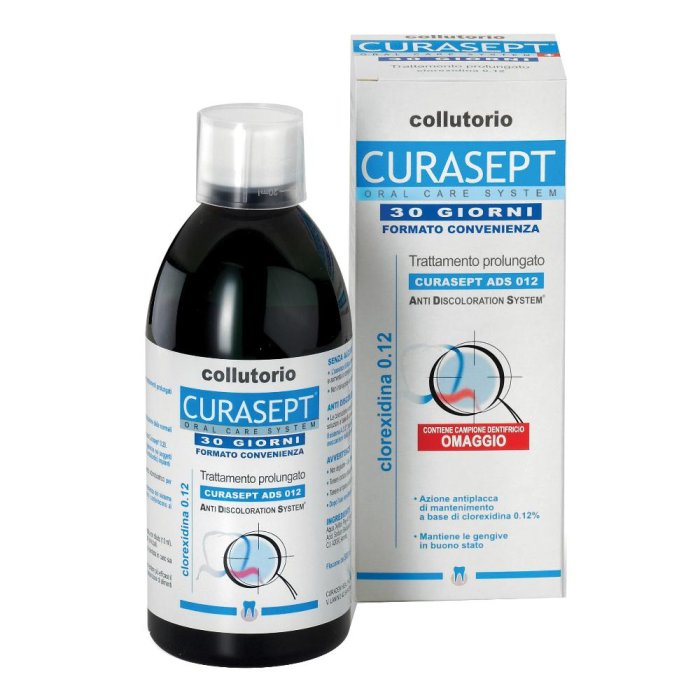 Curasept ADS collutorio di mantenimento con clorexidina 0,12 500 ml
