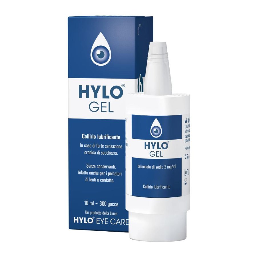 Visufarma Salute e benessere Oculare Hylo-Gel Collirio Idratante 10 ml Visufarma Salute e benessere Oculare Hylo-Gel Collirio Idratante 10 ml