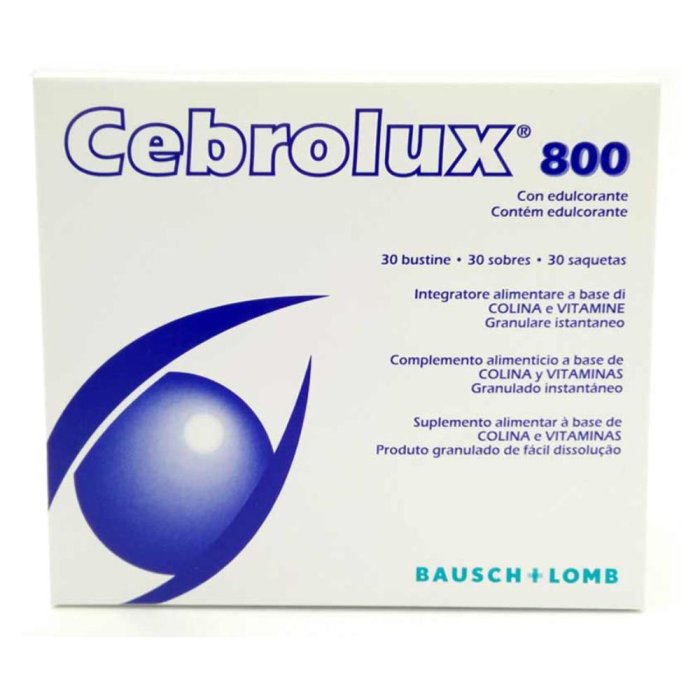 Baush Lomb Cebrolux 800 Integratore Alimentare 30 Bustine