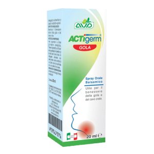 Actigerm Gola spray orale balsamico 20 ml per infezioni alte e basse vie respiratorie - A.V.D Reform Srl