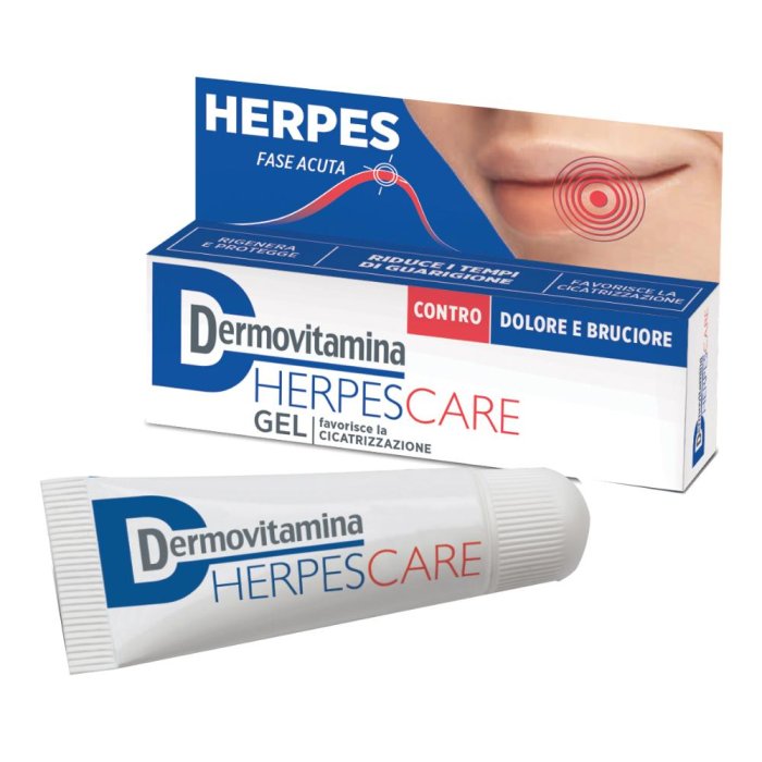 Dermovitamina Herpes Care Gel - Contro Dolore E Bruciore Che Favorisce La Cicatrizzazione  8ML