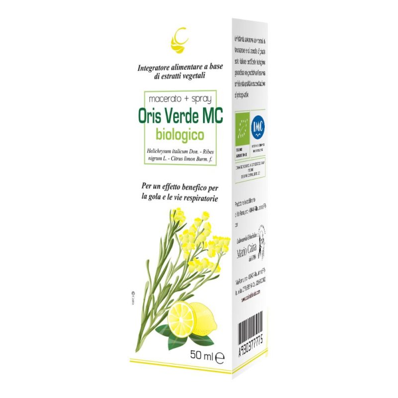 Caira Oris Verde Macerato in Gocce – Integratore Naturale di Erbe per Alito Fresco e Benessere del Cavo Orale – Natural Help per Bocca e Gola