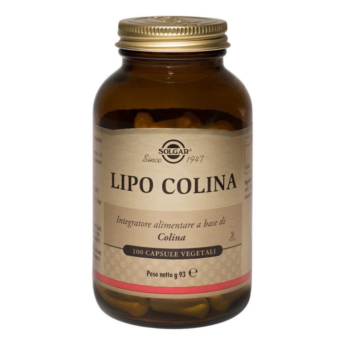 Solgar  Fegato Sano Lipo Colina Integratore Alimentare 100 Capsule