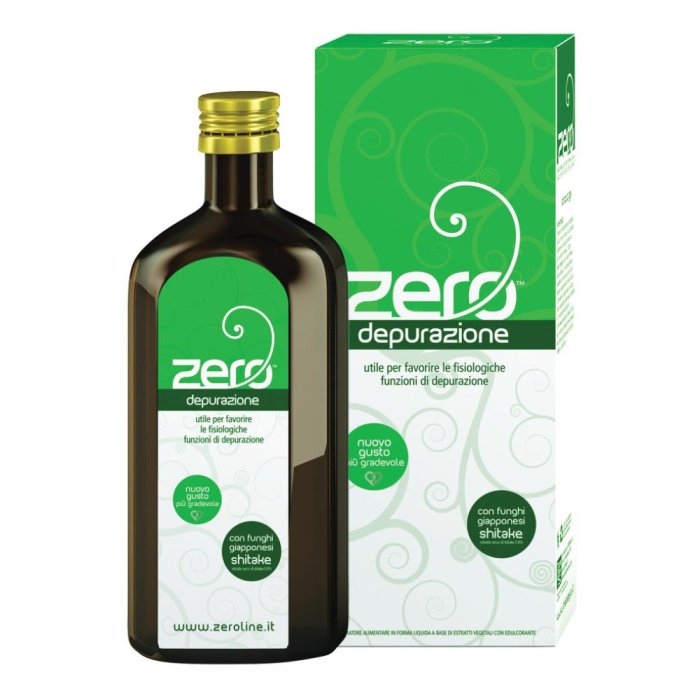 Zero Depurazione 500 ml - tisana liquida drenante e depurativa a base di estratti vegetali