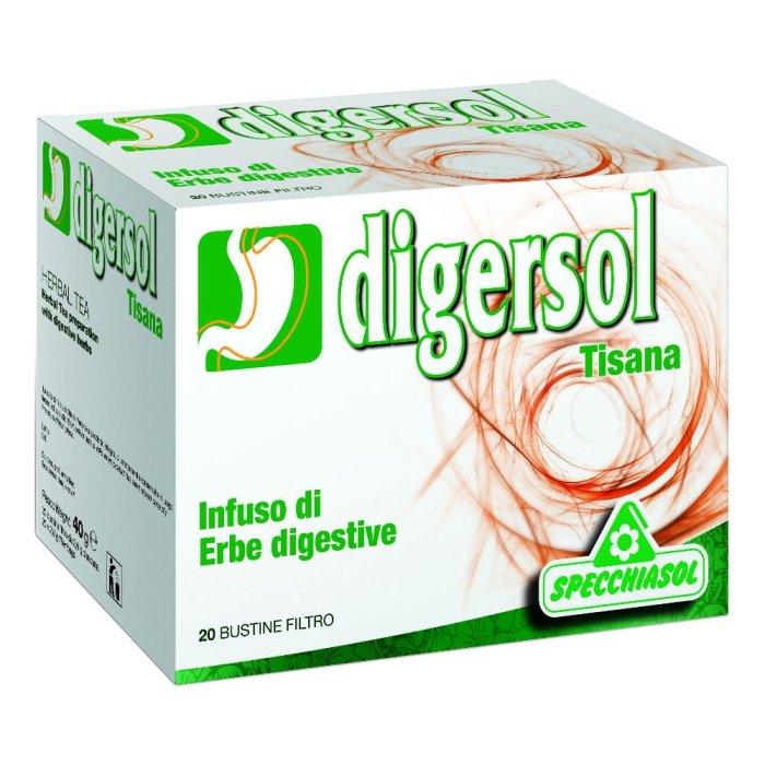 Specchiasol Digersol Tisana 20 Filtri 40 g