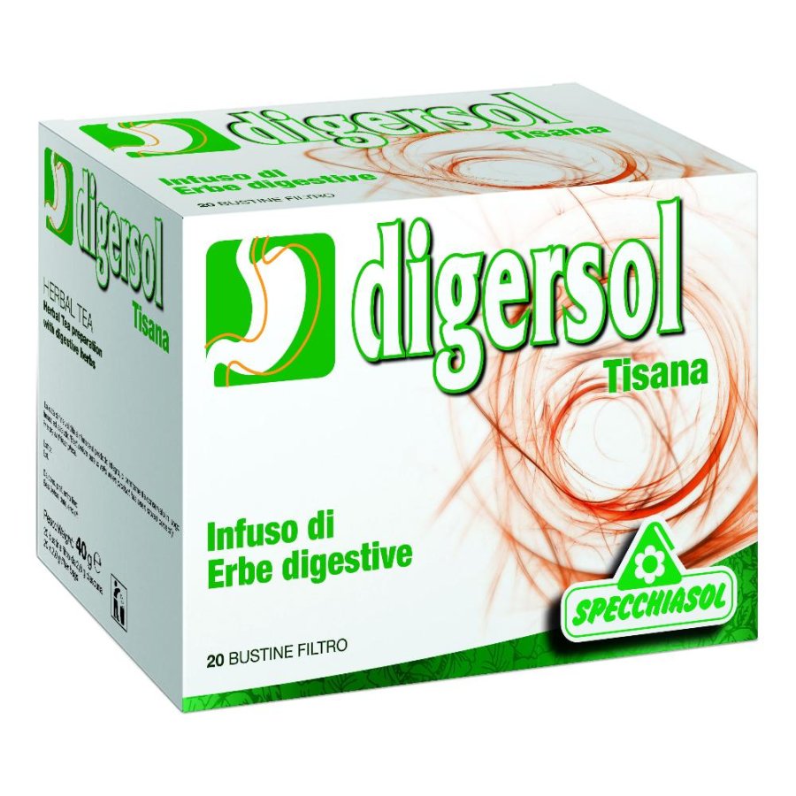 Specchiasol Digersol Tisana 20 Filtri 40 g